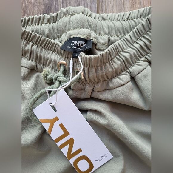 Nwt Only track pant size xs light olive green - Picture 3 of 13